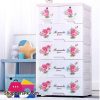 Baby Clothes Storage Drawer Plastic New Style Flower