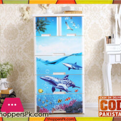 Baby Clothes Storage Drawer Plastic Sea World 3D Printed- JUMBO