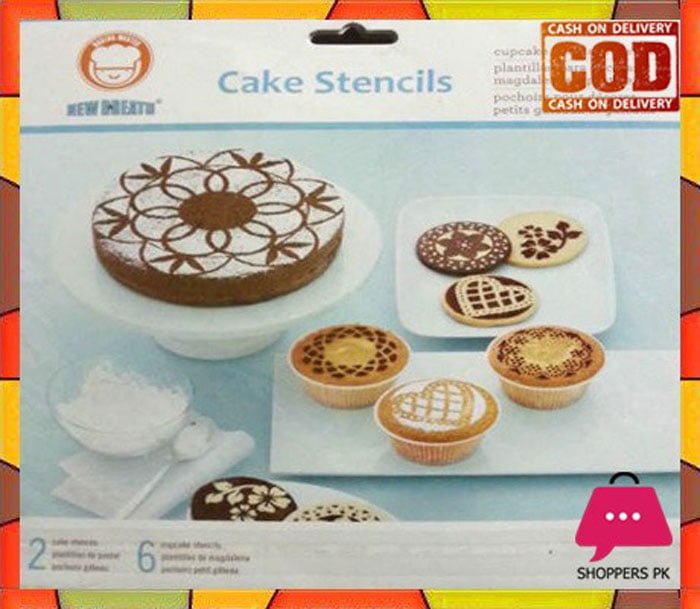 Cake Stencils 8pcs