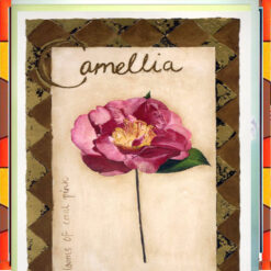 Flower Painting Print with Frame 12 - 9.5x14.5 Inch