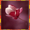 Flower Painting Print with Frame 16 - 11x11 Inch
