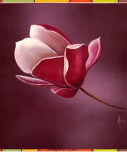 Flower Painting Print with Frame 16 - 11x11 Inch