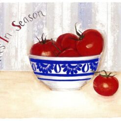 Fruit Painting Print with Frame 1 - 14x10 Inch