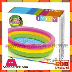 Intex Inflatable Baby Swimming Pool - 2.8 Feet x 10 Inch - Age 1+ - 58924