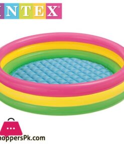 Intex Sunset Glow Pool - 4.8 Feet x 13 Inch - Age 3+ - 57422