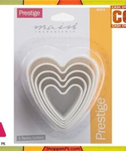 Prestige 5 Piece Heart Shape Pastry Cutters