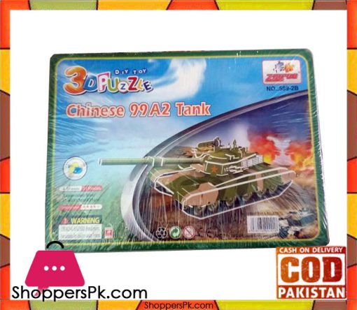3D Super Puzzle 4 Sheet Chines 99A2 Tank