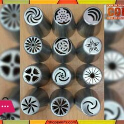 Russian Tulip Stainless Steel Icing Piping Nozzles 12Pcs Big