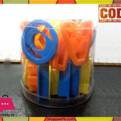 26 Plastic Playdough Cookie Cutters A-Z