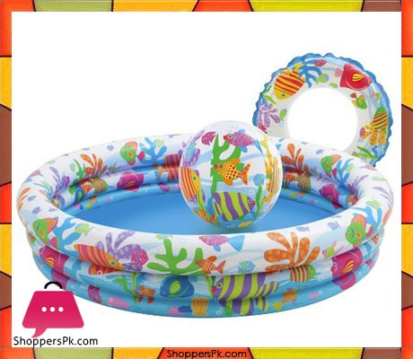 INTEX-Inflatable-Pool-With-Ball-and-Tube-52-x-11-Price-in-Pakistan