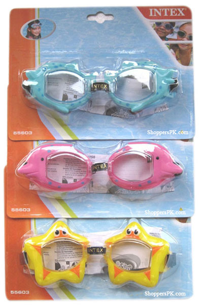 Intex Childrens Fun Sea Creature Goggles - 55603