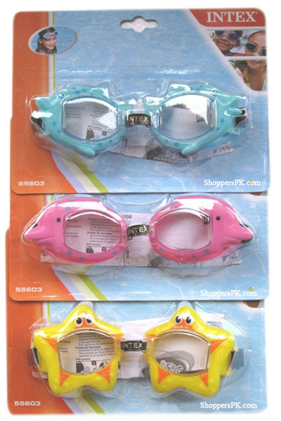 Intex Childrens Fun Sea Creature Goggles - 55603 4 Intex Childrens Fun Sea Creature Goggles - 55603