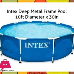 Intex-Deep-Metal-Frame-Pool-10ft-Diameter-x-30in-in-Pakistan