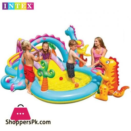 Intex Dinoland Inflatable Play Center - Age 3+ - 57135