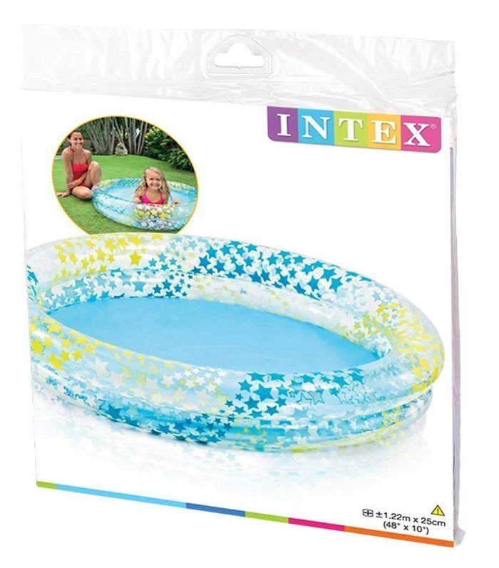 Intex Fancy Stars Pool - 4 Feet x 10 Inch - Age 2+ - 59421