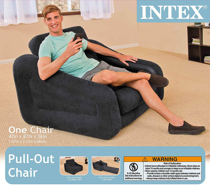 Intex Inflatable Chair And Sofa Bed - 68565