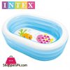 Intex Oval Whale Fun Pool - 5 x 3.5 x 1.5 Feet - Age 3+ - 57482