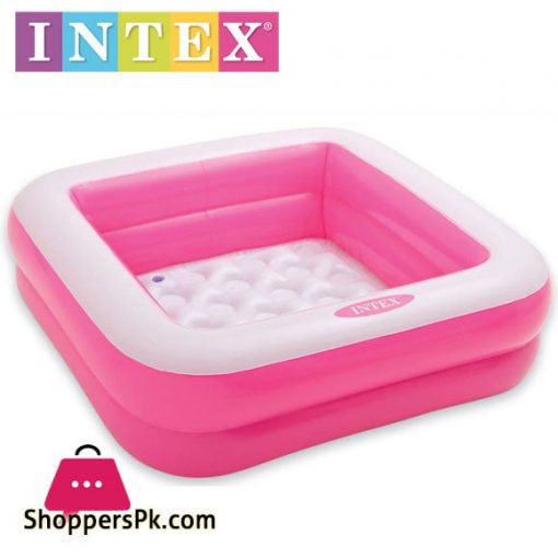 Intex Play Box Pool or Ball Pond in Green - 2.7 x 2.7 x 0.75 Feet - Age 1-3 - 57100