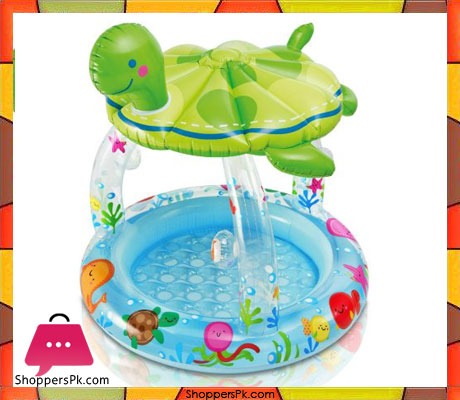 Intex-Sea-Turtle-Shade-Inflatable-Baby-Pool,-40--X-42-Ages-1-3-Price-in-Pakistan
