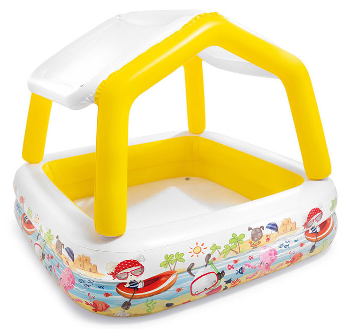 Intex Sun Shade Inflatable Pool - Ages 2+ - 57470