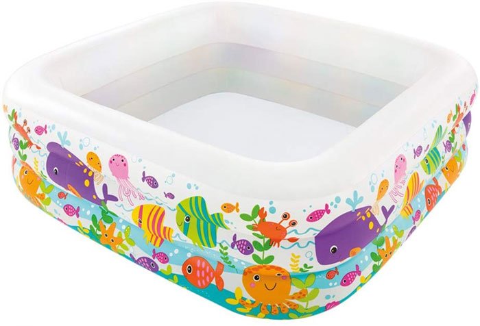 Intex Swim Center Clearview Aquarium Inflatable Pool - 5.2 X 5.2 X 1.6 Feet - Age 3+ - 57471 5 Intex Swim Center Clearview Aquarium Inflatable Pool - 5.2 X 5.2 X 1.6 Feet - Age 3+ - 57471