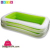 Intex Swim Center Family Inflatable Pool - 8.5 x 5.75 x 1.8 Feet - Age 6+ - 56483