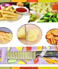 Kiwi Stainless Steel Food Decoration Crinkle Cut Knife Product of Thailand