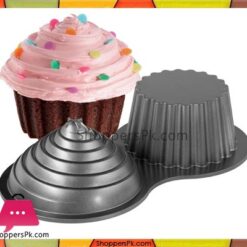 2-Cup-Cake-Maker-Non-Stick-Giant-Cupcake-Mould-Jumbo-Cake-Mold-in-Pakistan