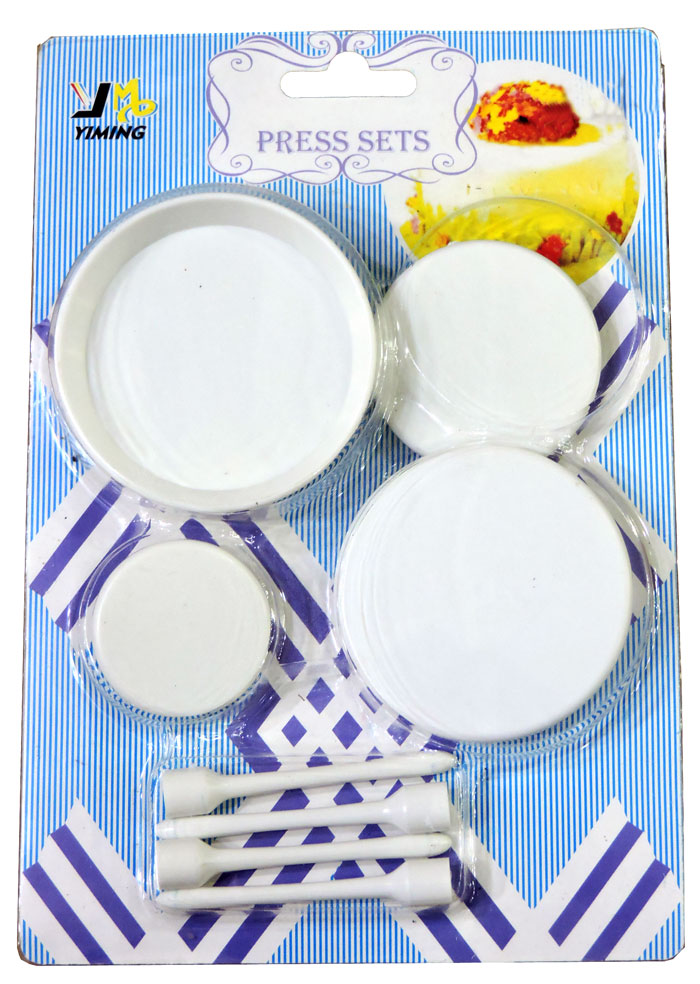 Decorating Nail Set Plastic 4 Pcs