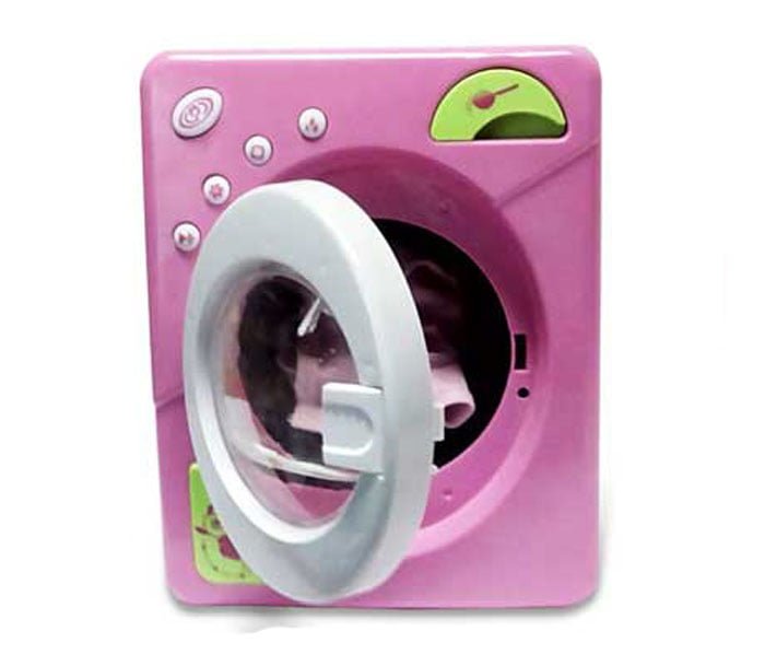 A Set Of Household Appliances Washing Machine Iron Ironing Board