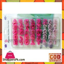 Alphabet Number Cut Out 40 Pcs