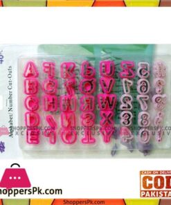 Alphabet Number Cut Out 40 Pcs