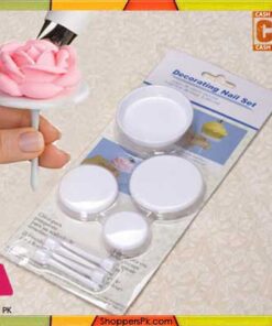 Decorating Nail Set Plastic 4 Pcs