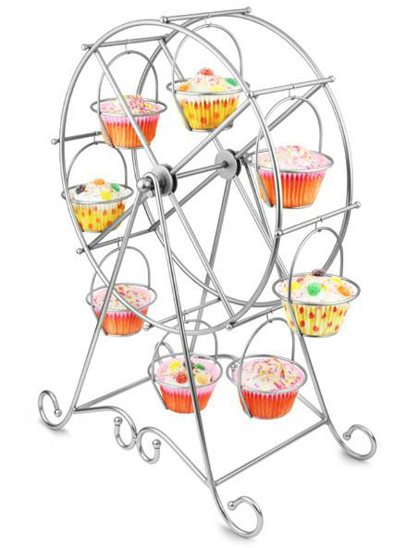 Stylish Ferris Wheel Cupcake Stand 8 Hold