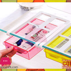 Slide Fridge Freezer Organizer Refrigerator Storage Rack Shelf Drawer - 1 Pc
