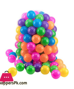 Soft Plastic Balls for Kids - 50 Pcs - Multicolor