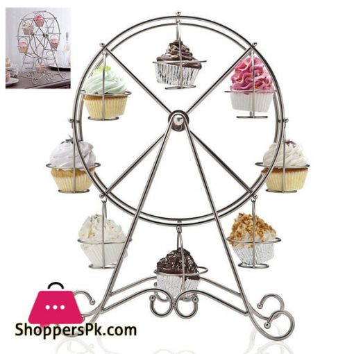 Stylish Ferris Wheel Cupcake Stand 8 Hold