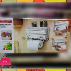 Triple-Paper-Dispenser-Tri-Wrap,-Foil-Paper,-Cling-Cutter,-Kitchen-Tool-In-Pakistan-2
