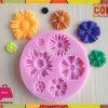 3D Flower Shape Silicone Chocolate Mold