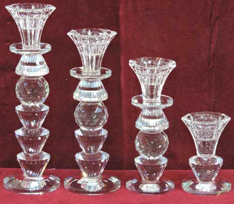 4 Pcs Crystal Candle Holder Price in Pakistan