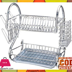 Dish Plate Rack Dish Drainer 2 Layer Price in Pakistan