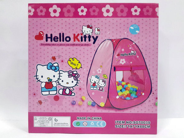 Hello Kitty Tent With 50 Soft Balls