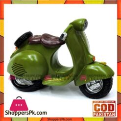 Home Decor Vespa Scooter Coin Bank