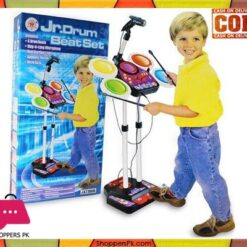 Jr. Drum Beat Set Real Effect Playing Electronic Toy