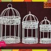 Metal Bird Cage Candle Holder 3 Pcs Price in Pakistan