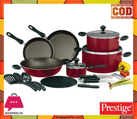 Prestige Classique Non-stick Cookware Set of 17 Piece Price in Pakistan