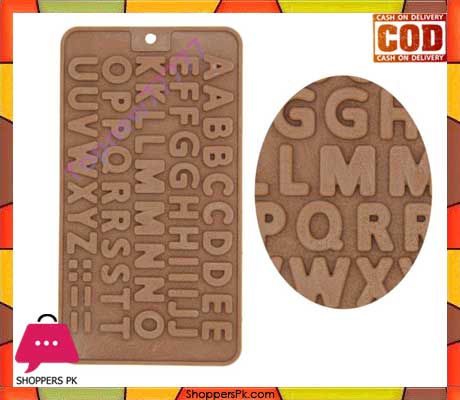 Silicone Chocolate Mold Capital Letters