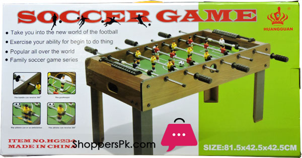 Soccer Game Wooden Table 6 Handle Hg-234