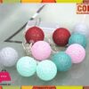 String Lights Balls 10 Pcs 1.5Inch