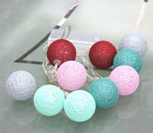 Stringlights Balls 10 Pcs 1.5Inch